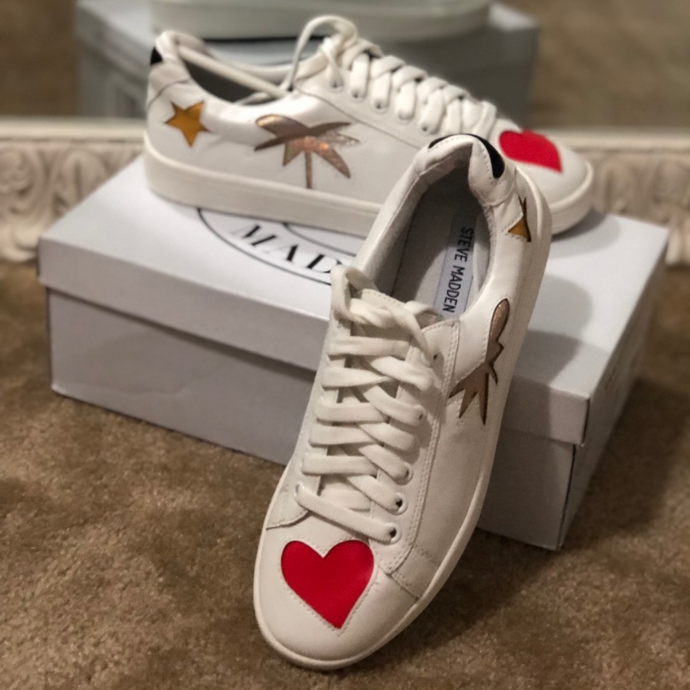 Steve Madden “Limit” Embellished Sneaker Woman New